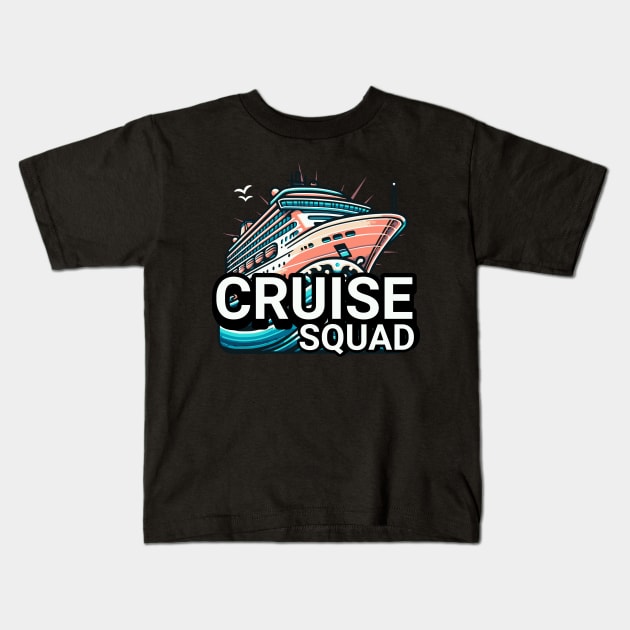 Cruise Squad Kids T-Shirt by Norse Magic